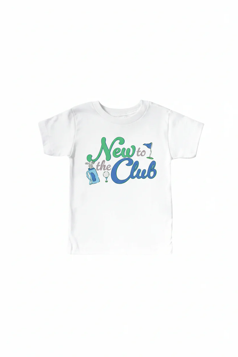 New To The Club Kids Graphic Tee | White - Image 2