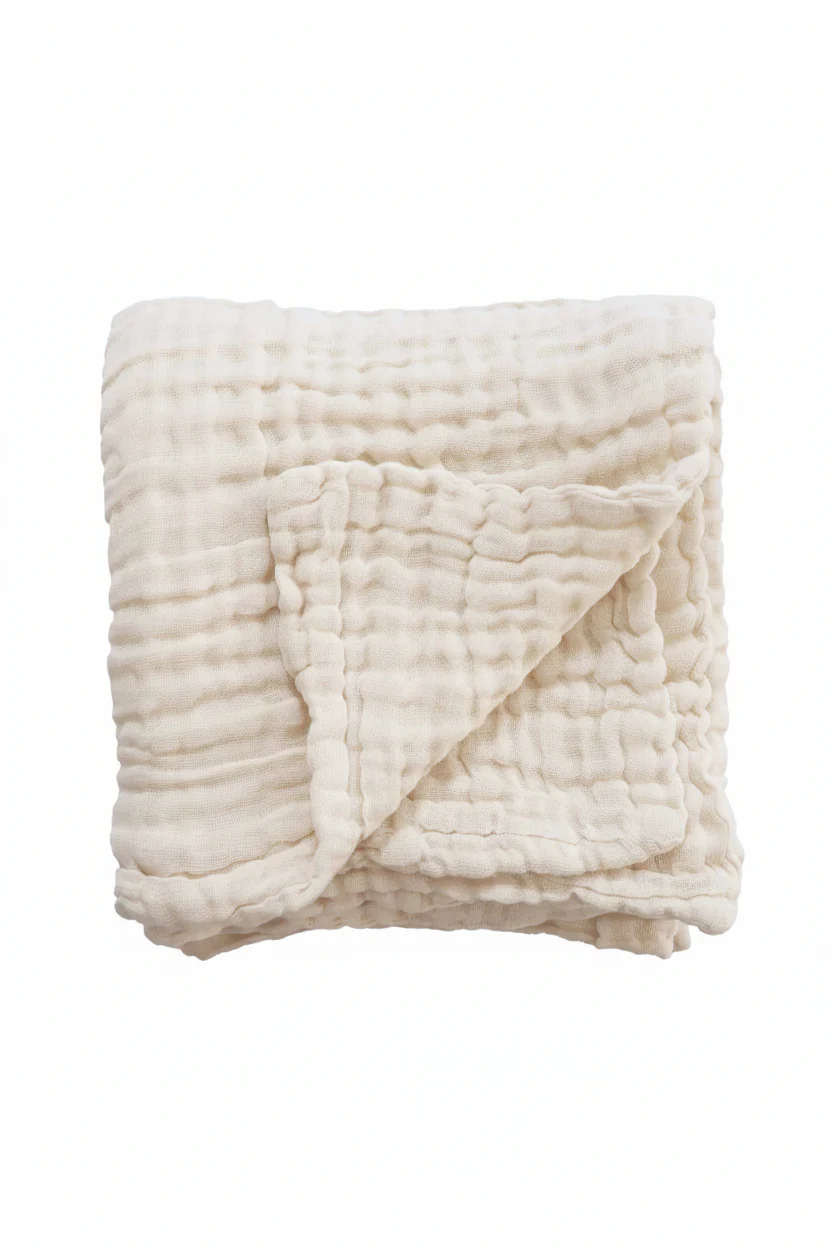 Organic Cotton Gauze Swaddle Blankets - Image 3