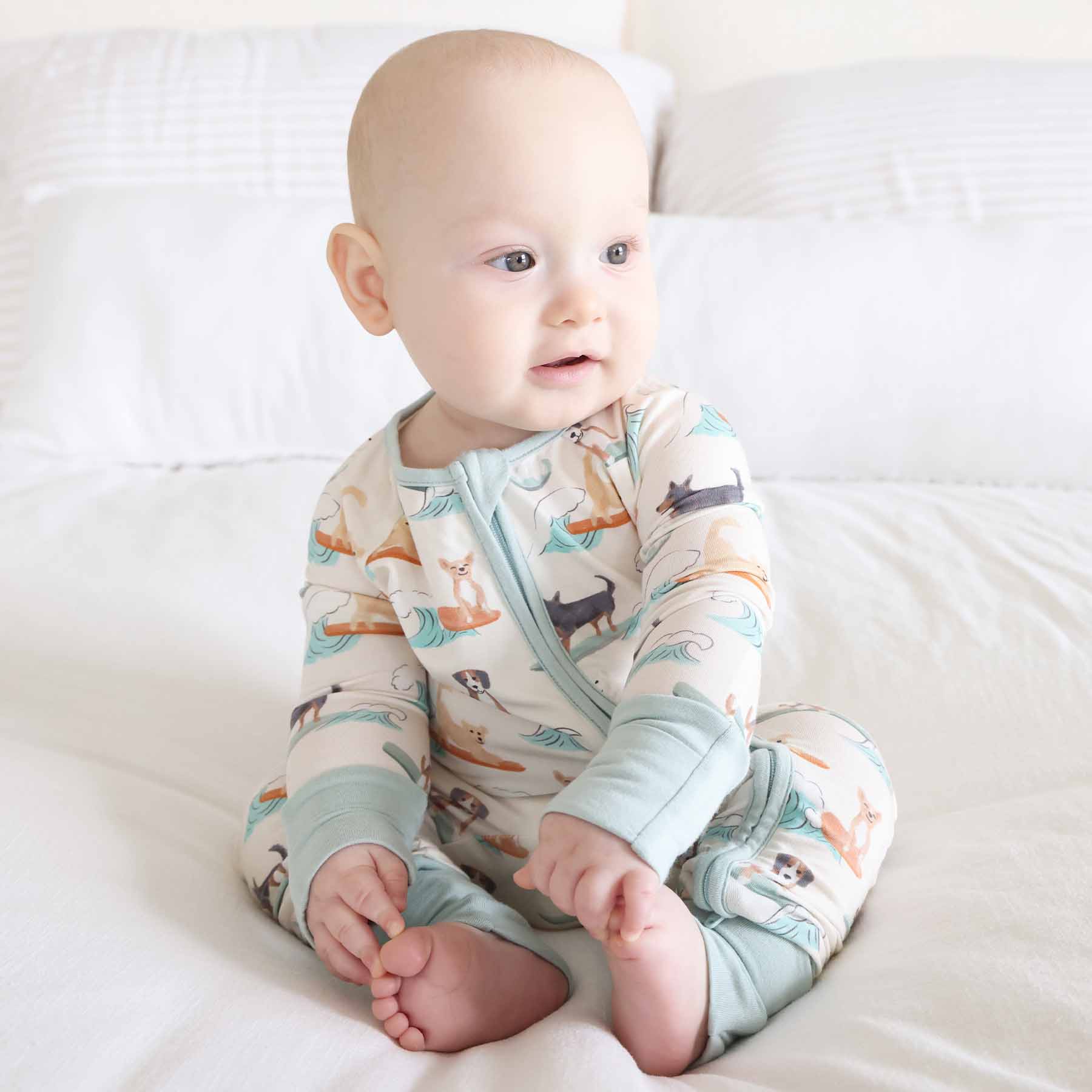 Paddle Pups Convertible Zip Romper - Image 15