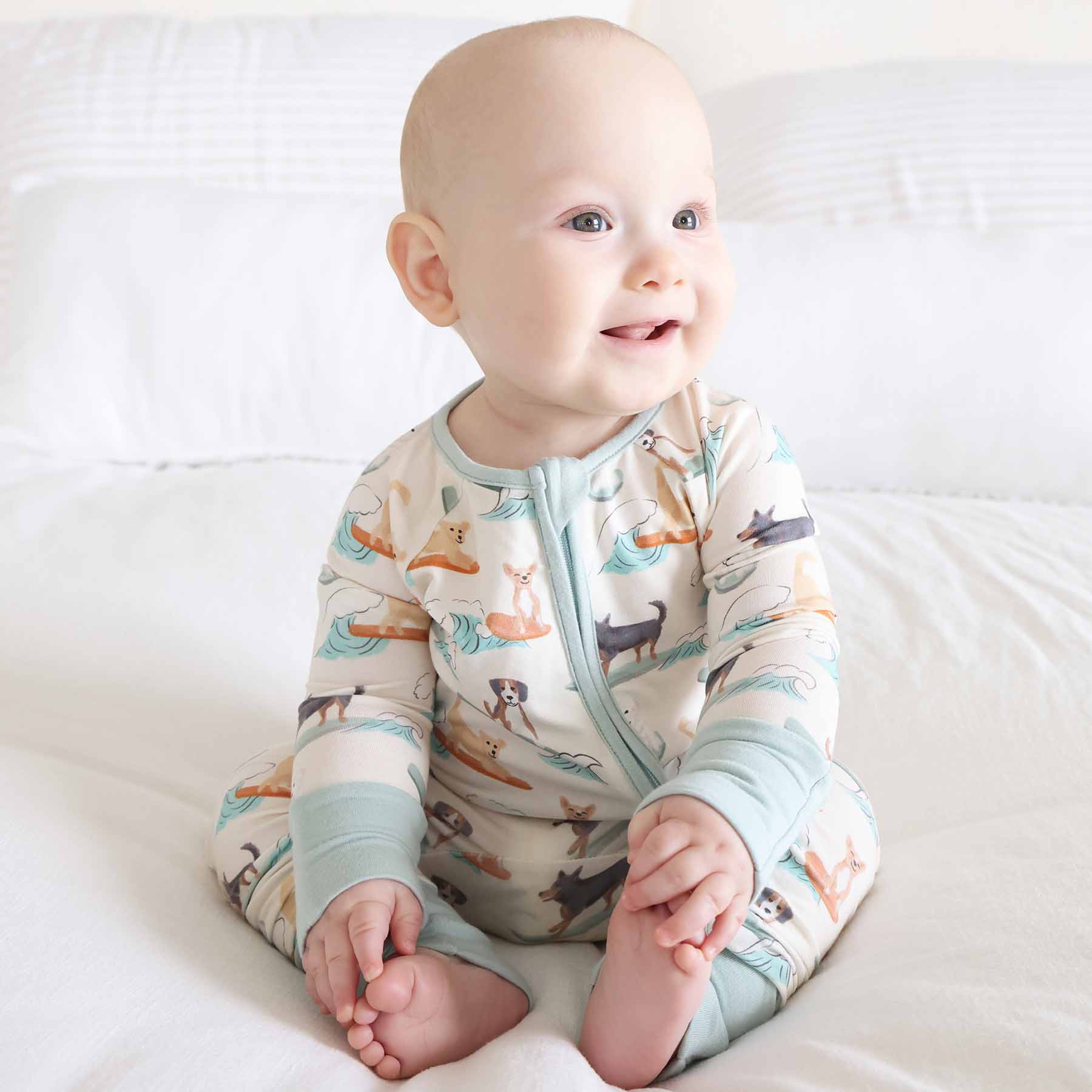 Paddle Pups Convertible Zip Romper - Image 7