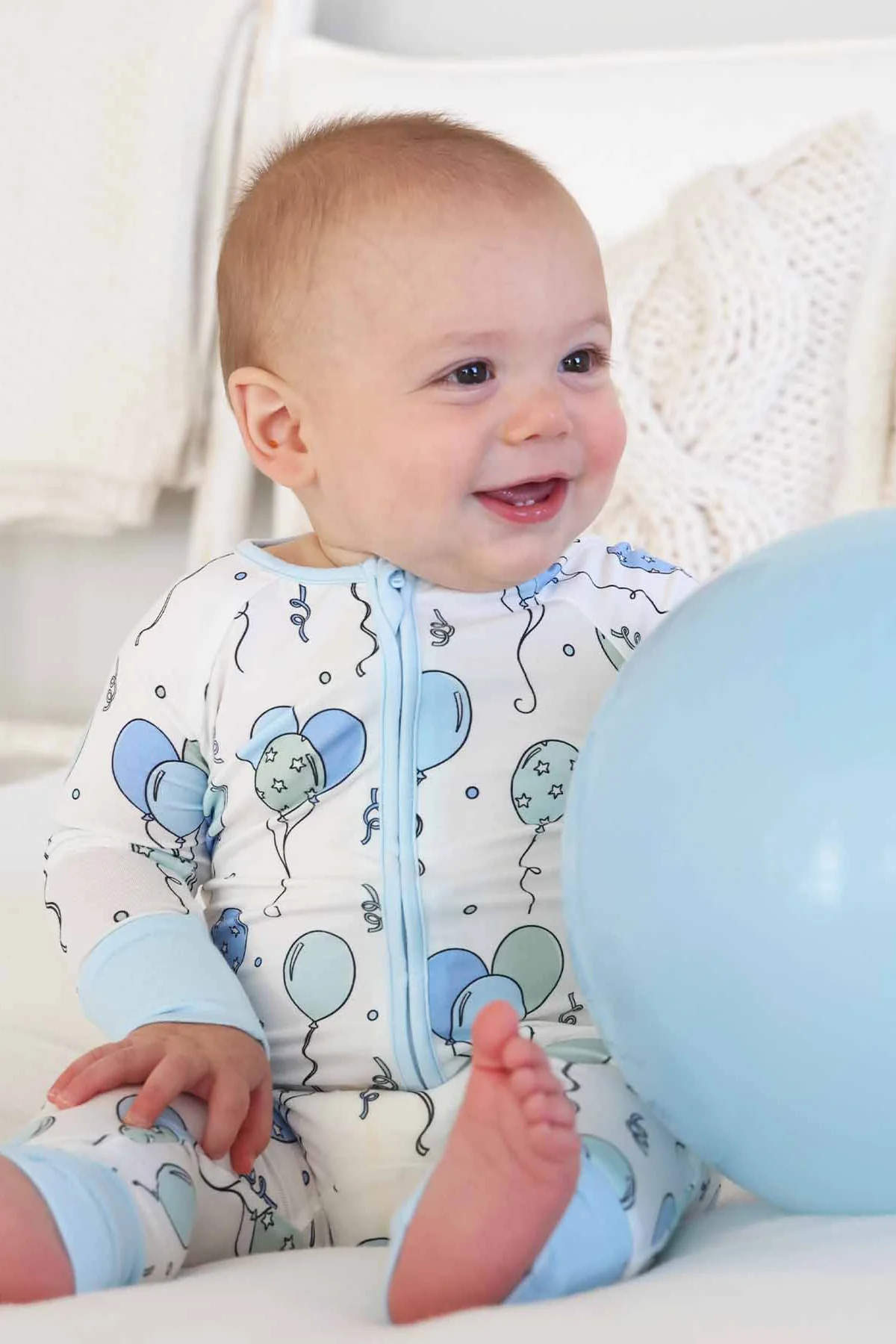 Party Time Convertible Zip Romper | Blue - Image 11