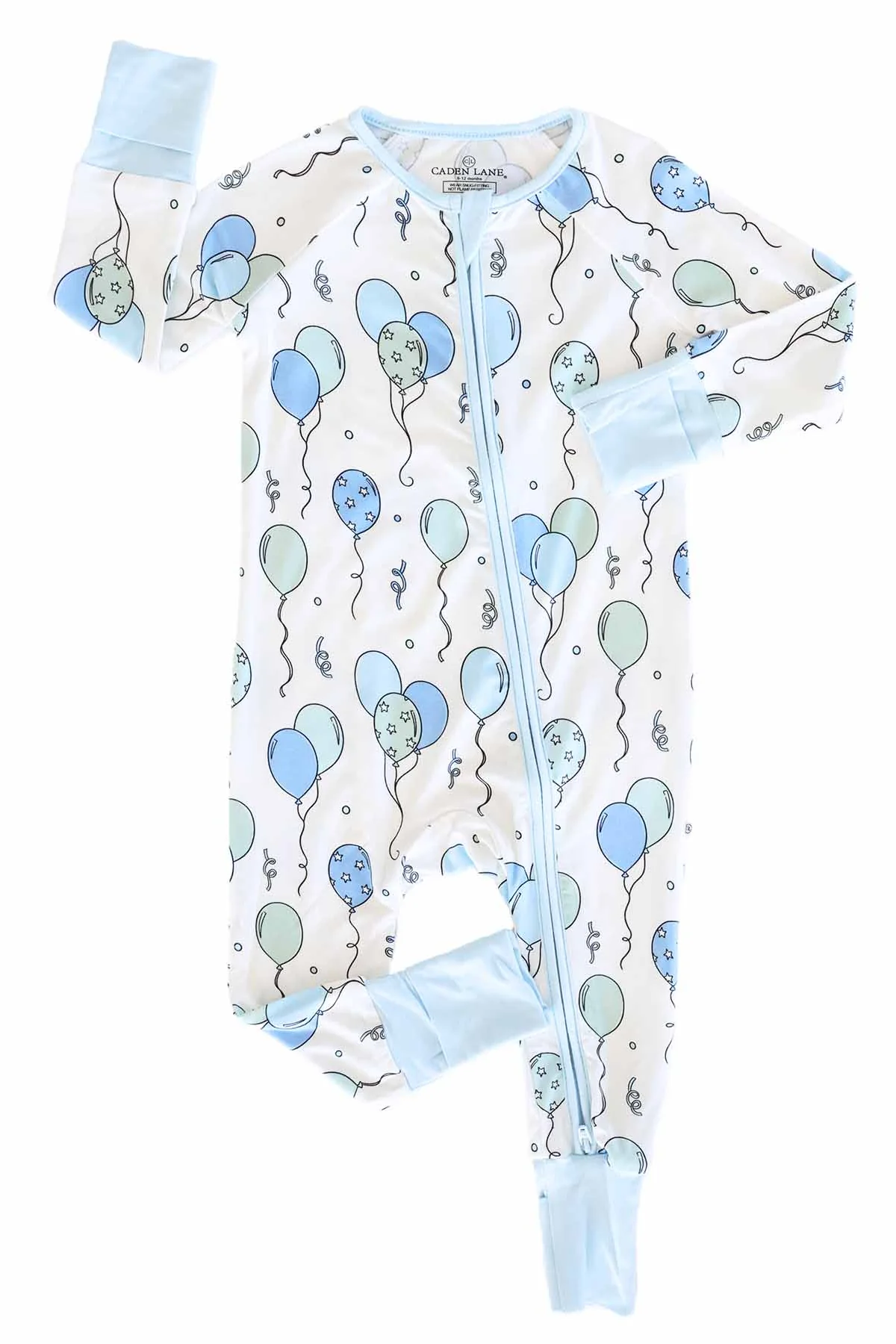 Party Time Convertible Zip Romper | Blue - Image 6