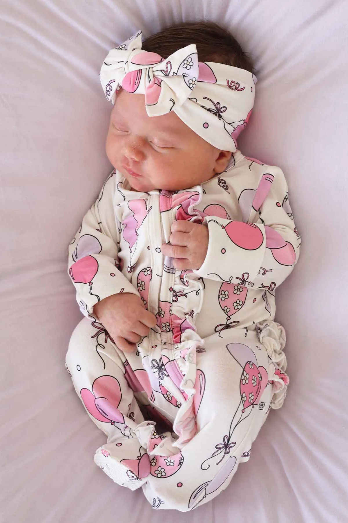 Party Time Knit Large Bow Headwrap | Pink - Image 3