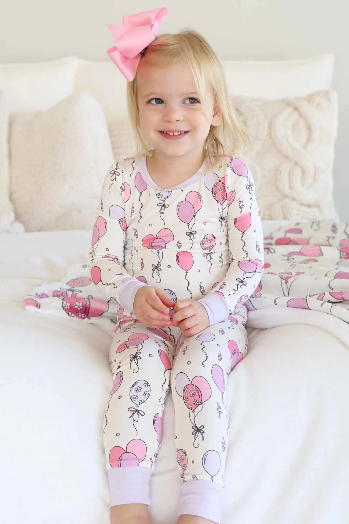 Party Time Two Piece Pajama Set | Pink - Image 4