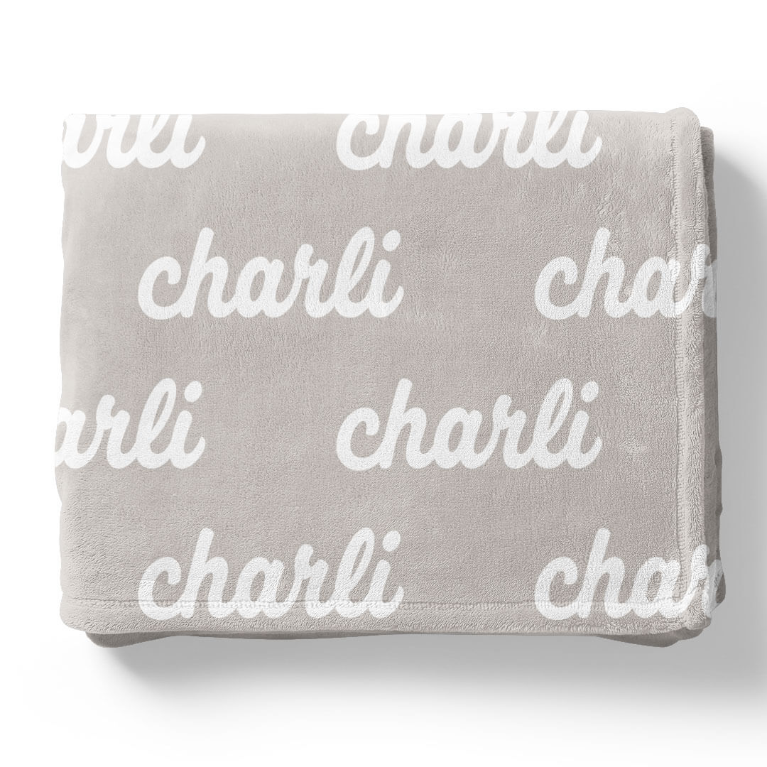 Pastel Neutrals Personalized Color Blanket - Image 10