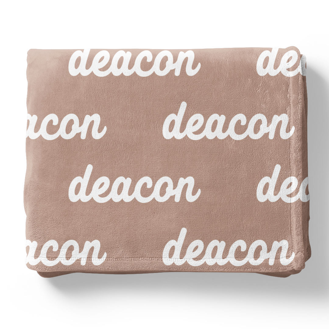 Pastel Neutrals Personalized Color Blanket - Image 24