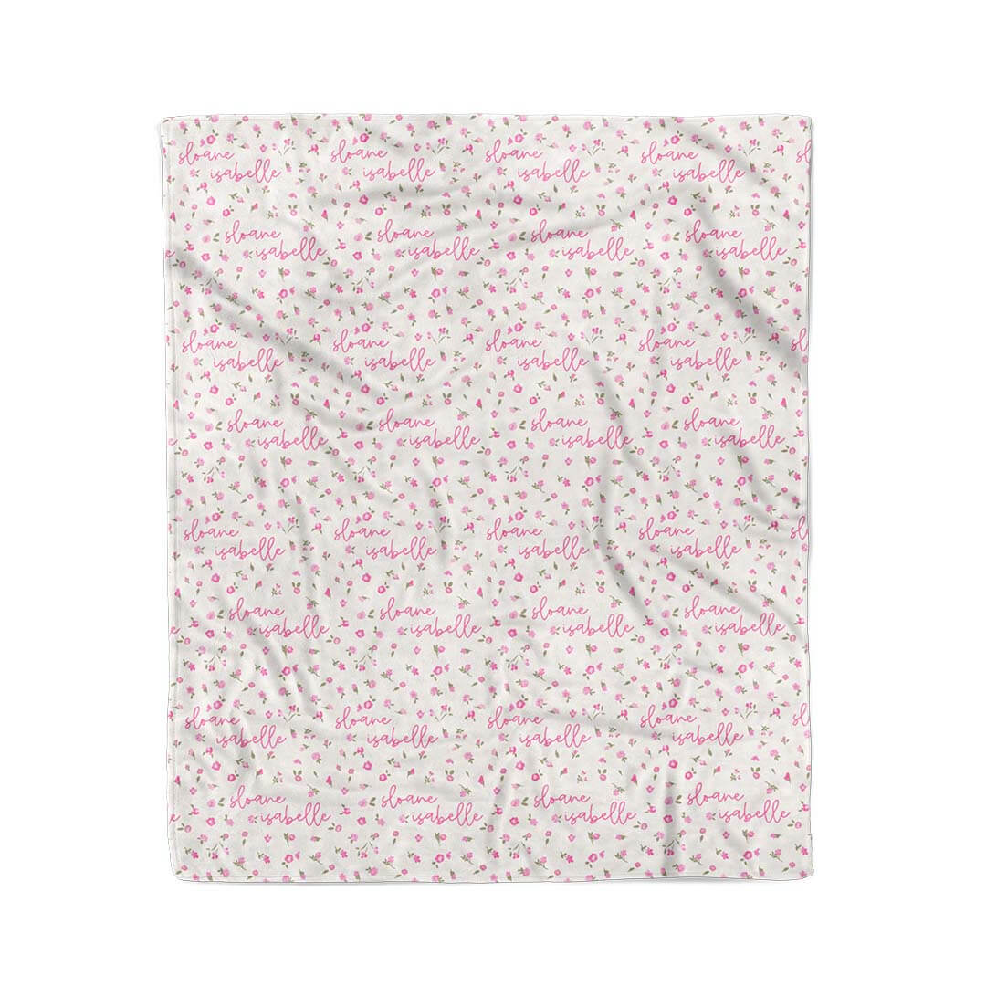 Penny's Posies Personalized Kids Blanket - Image 3