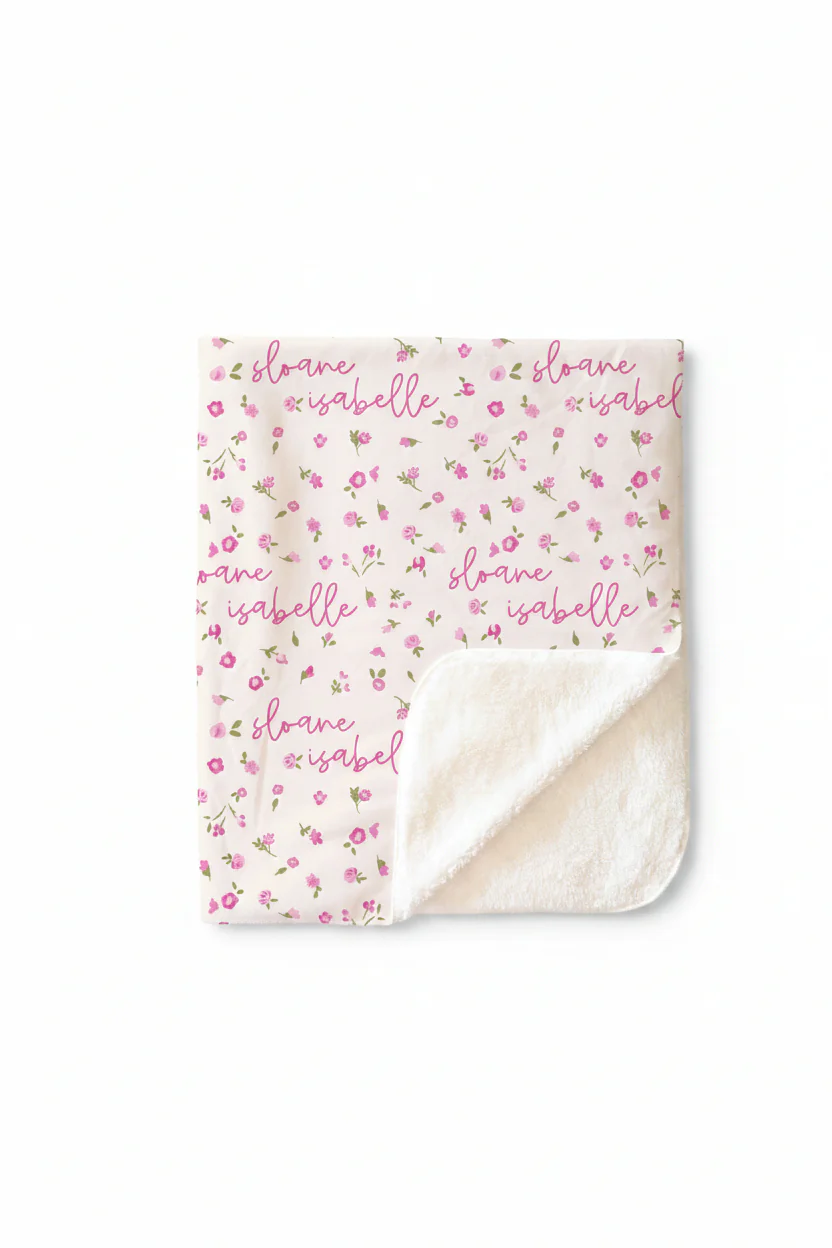 Penny's Posies Personalized Kids Blanket - Image 4
