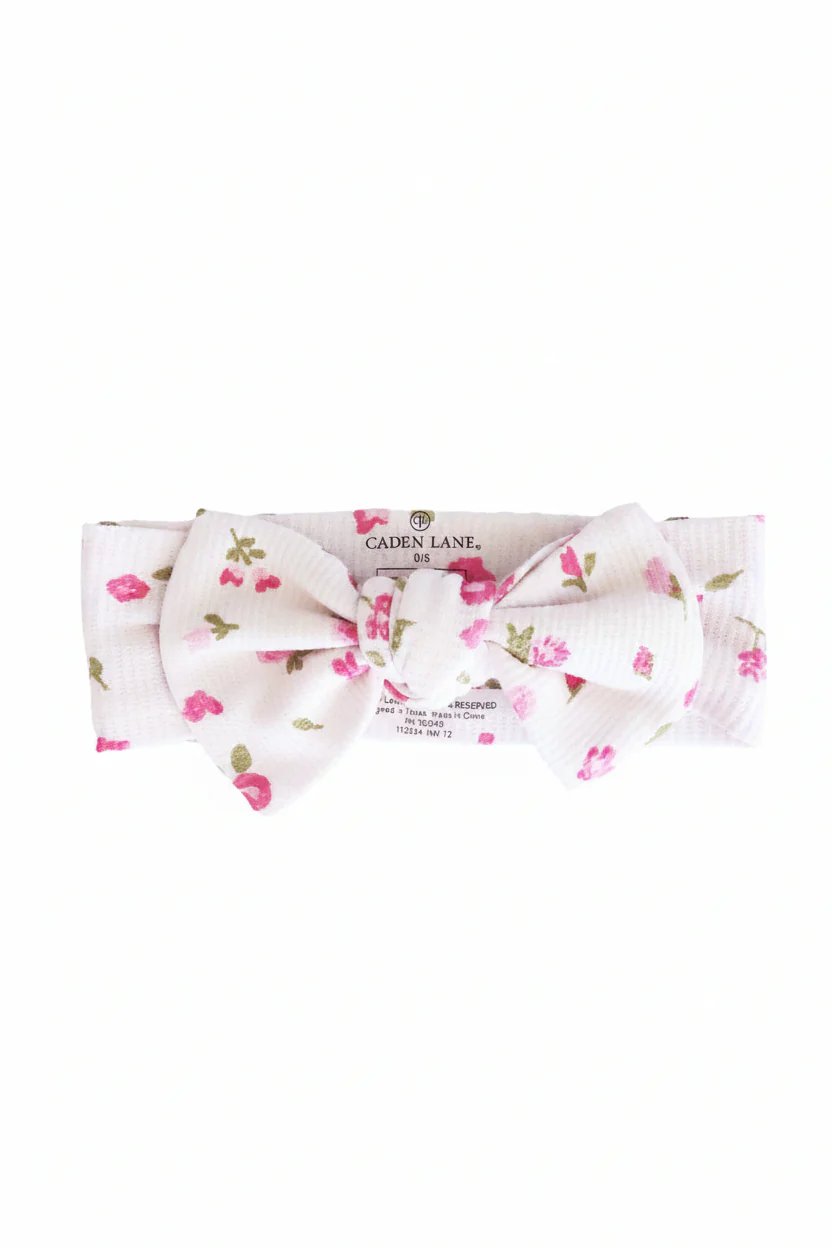 Bamboo Waffle Knit Large Bow Headwraps - Image 25
