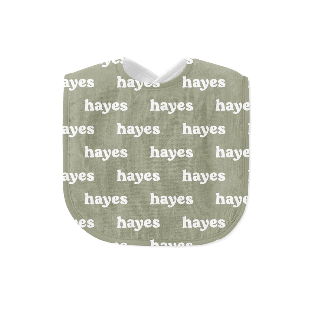 Personalized Baby Name Bib | Fern - Image 2