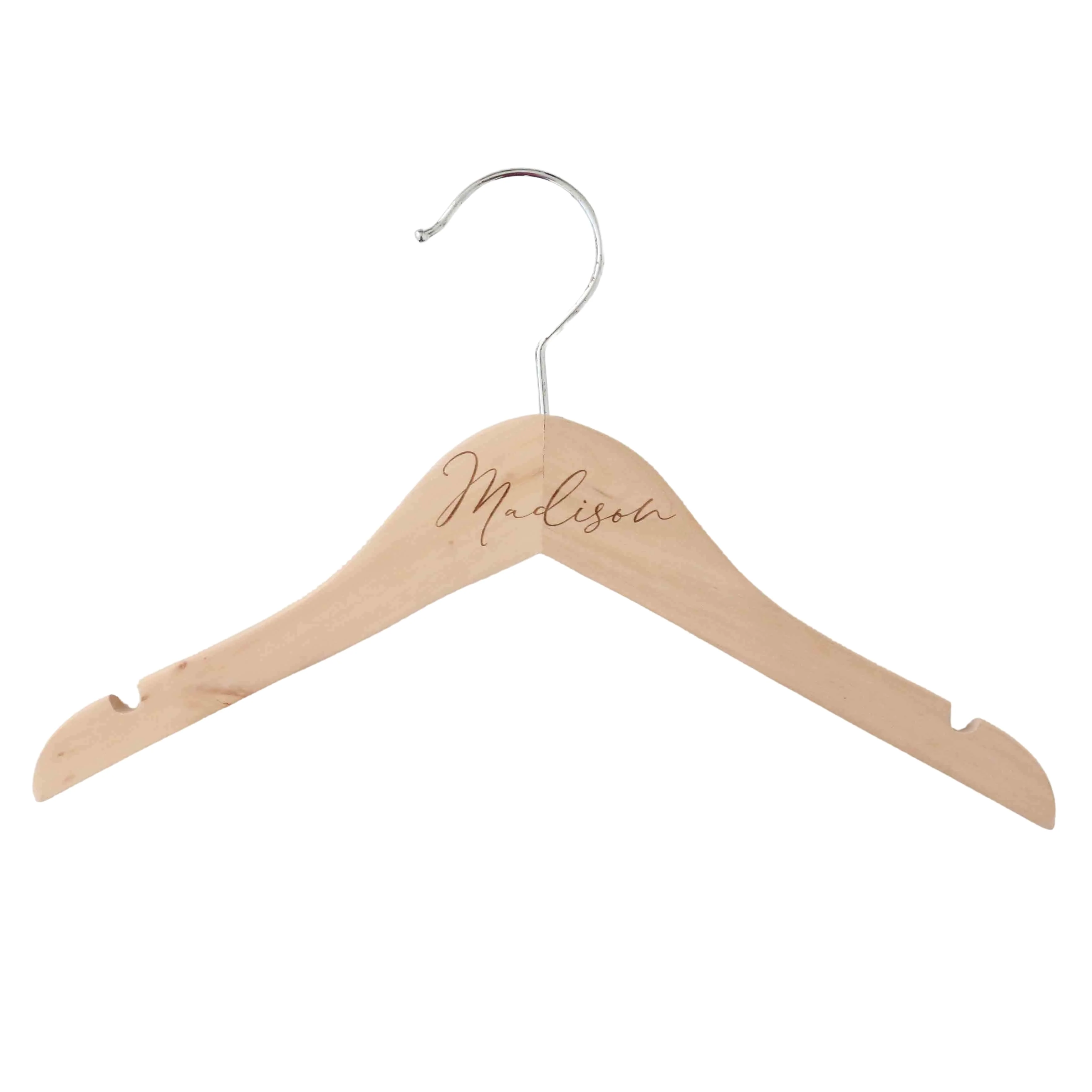 Personalized Baby Name Wood Hanger | Script