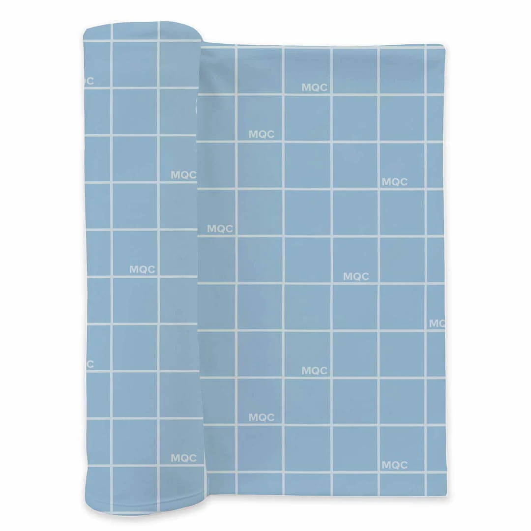 Personalized Baby Name Swaddle Blanket | Sunset Squares - Image 3