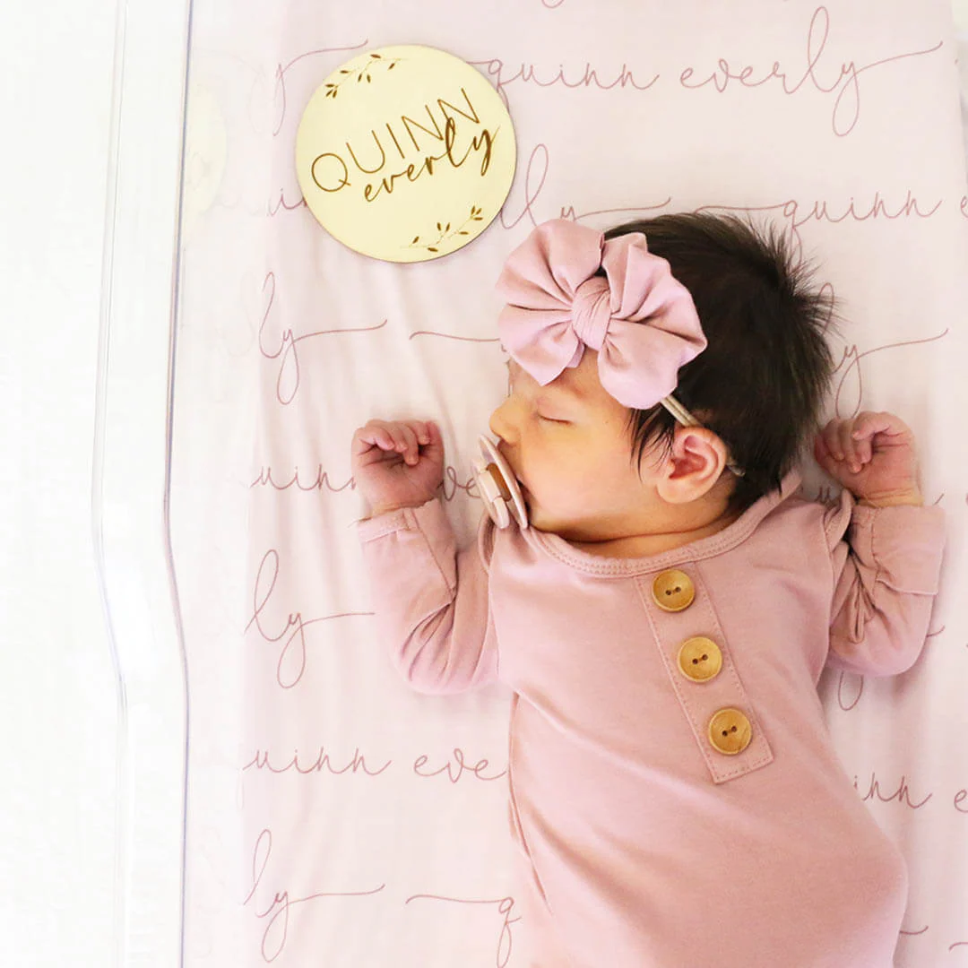 Personalized Baby Name Wood Announcement | Branches - Image 2