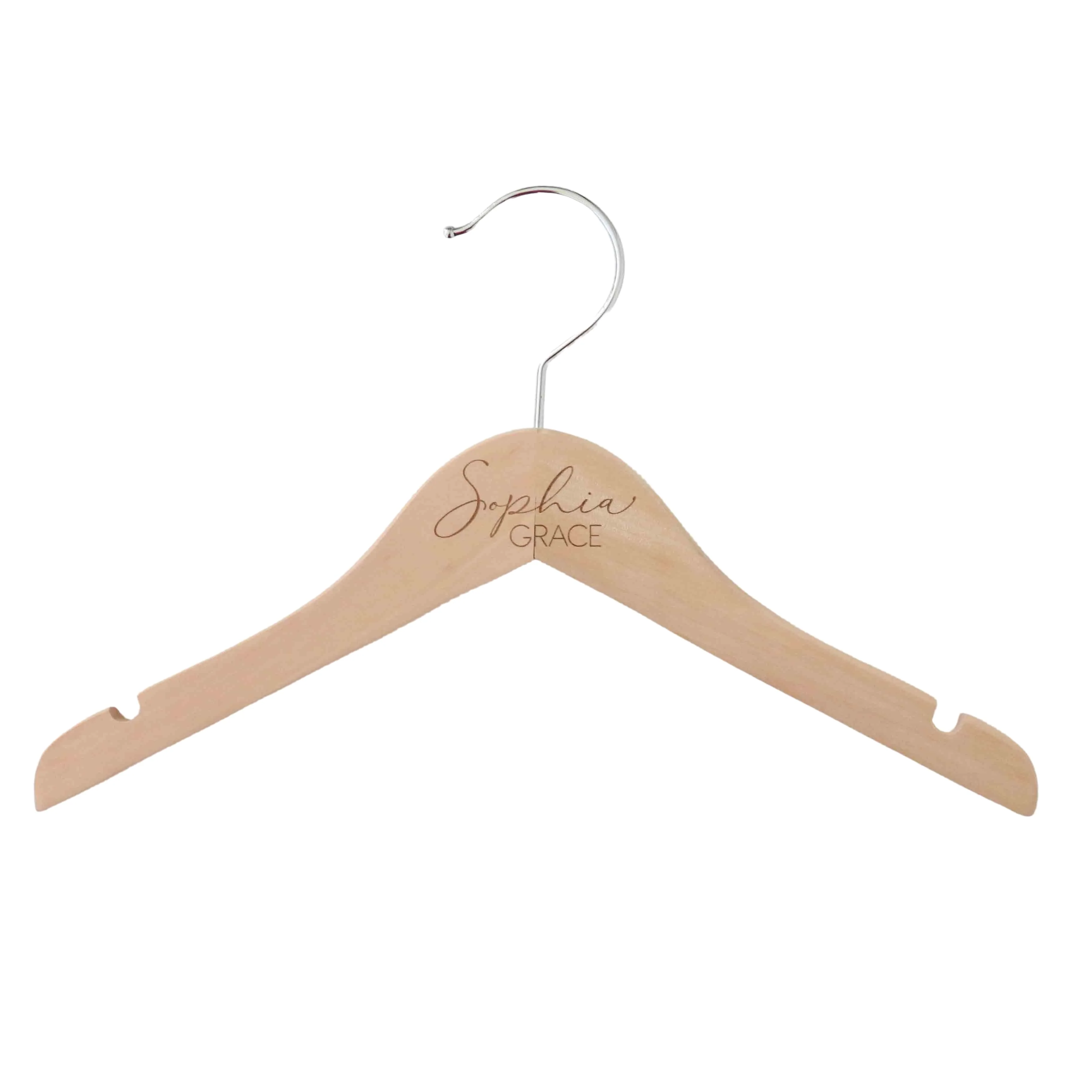 Personalized Baby Name Wood Hanger | Simple