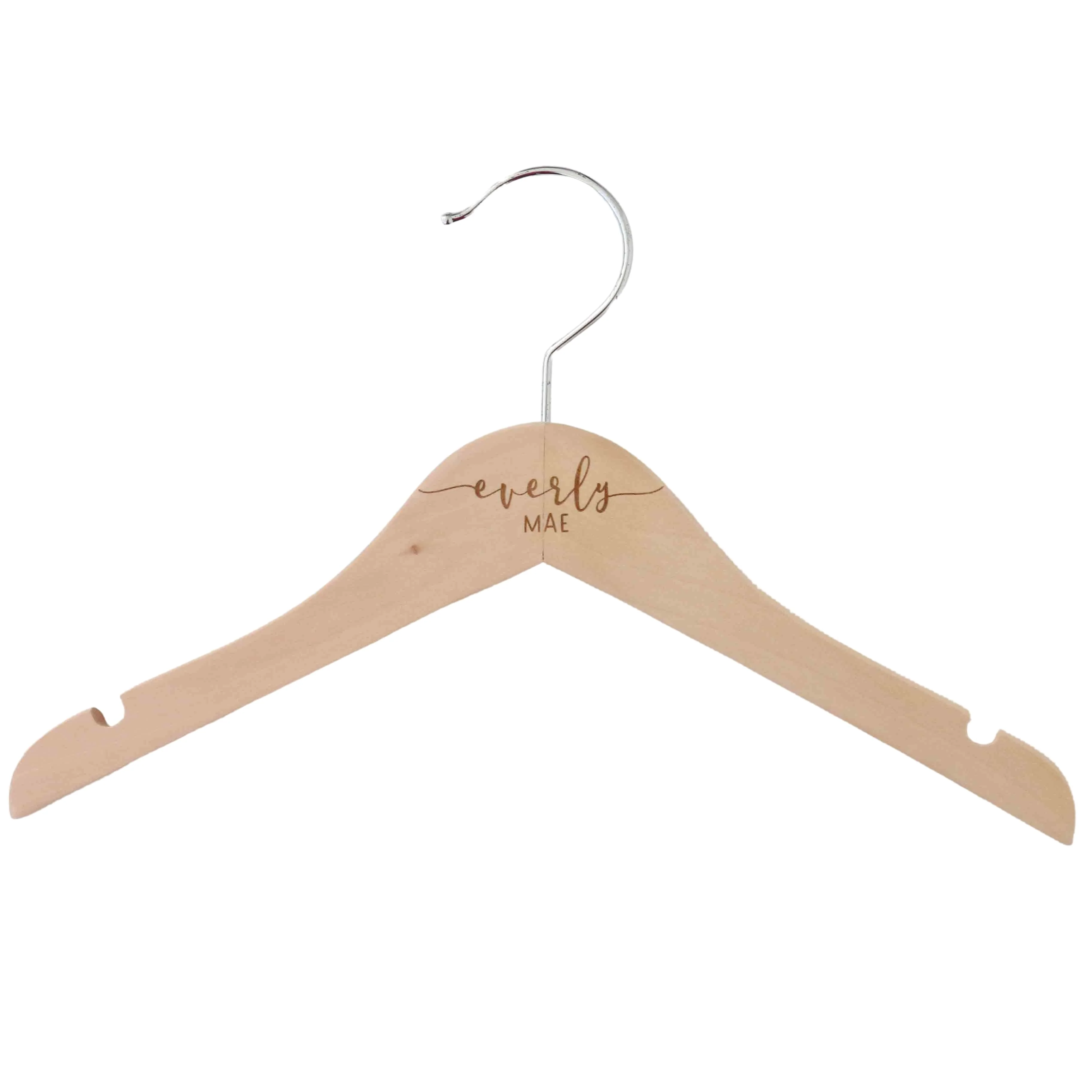 Personalized Baby Name Wood Hanger | Sweet Script