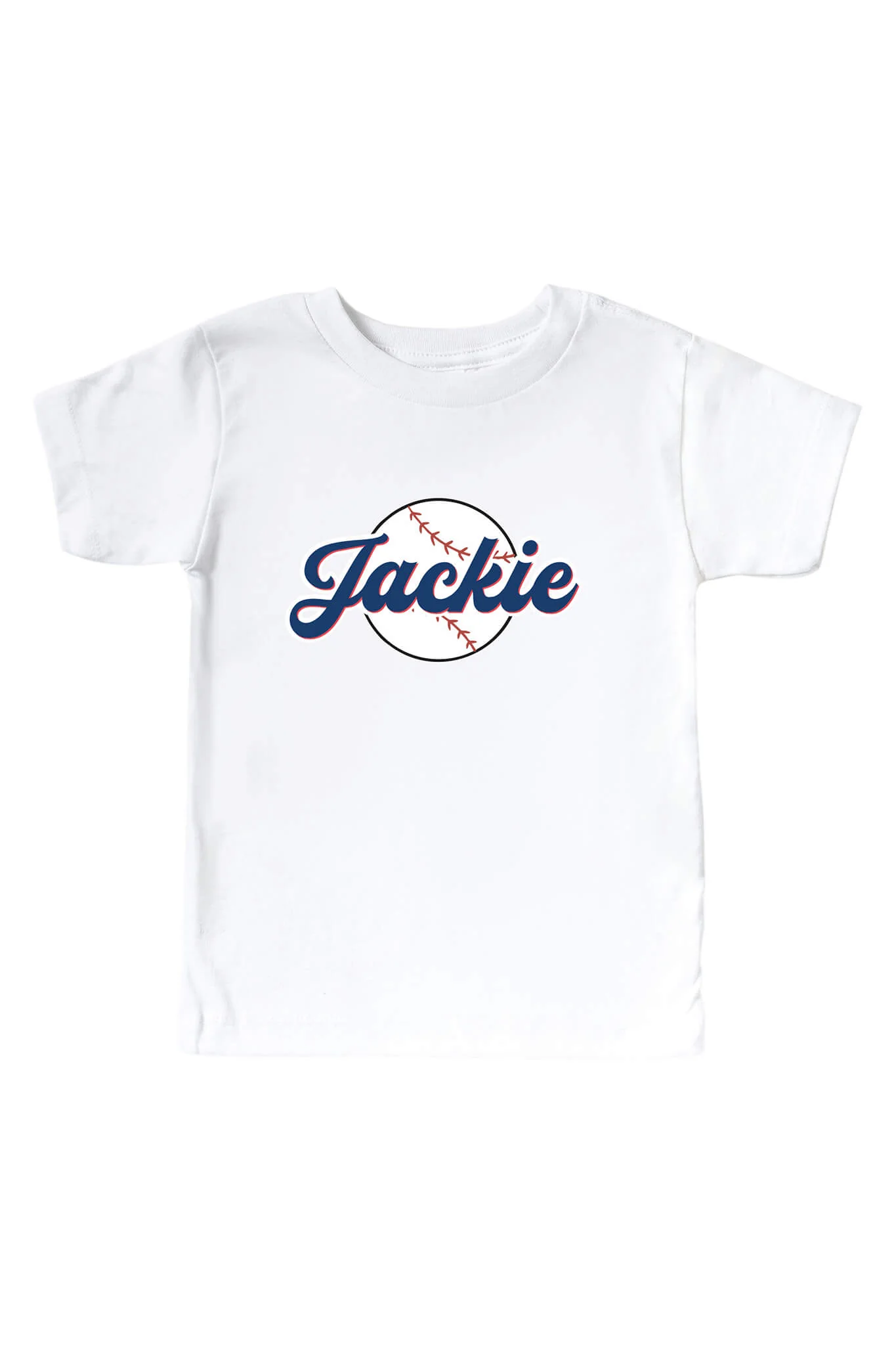 Personalized Ballpark Bros Graphic Bodysuit & Kids Tee | White - Image 3