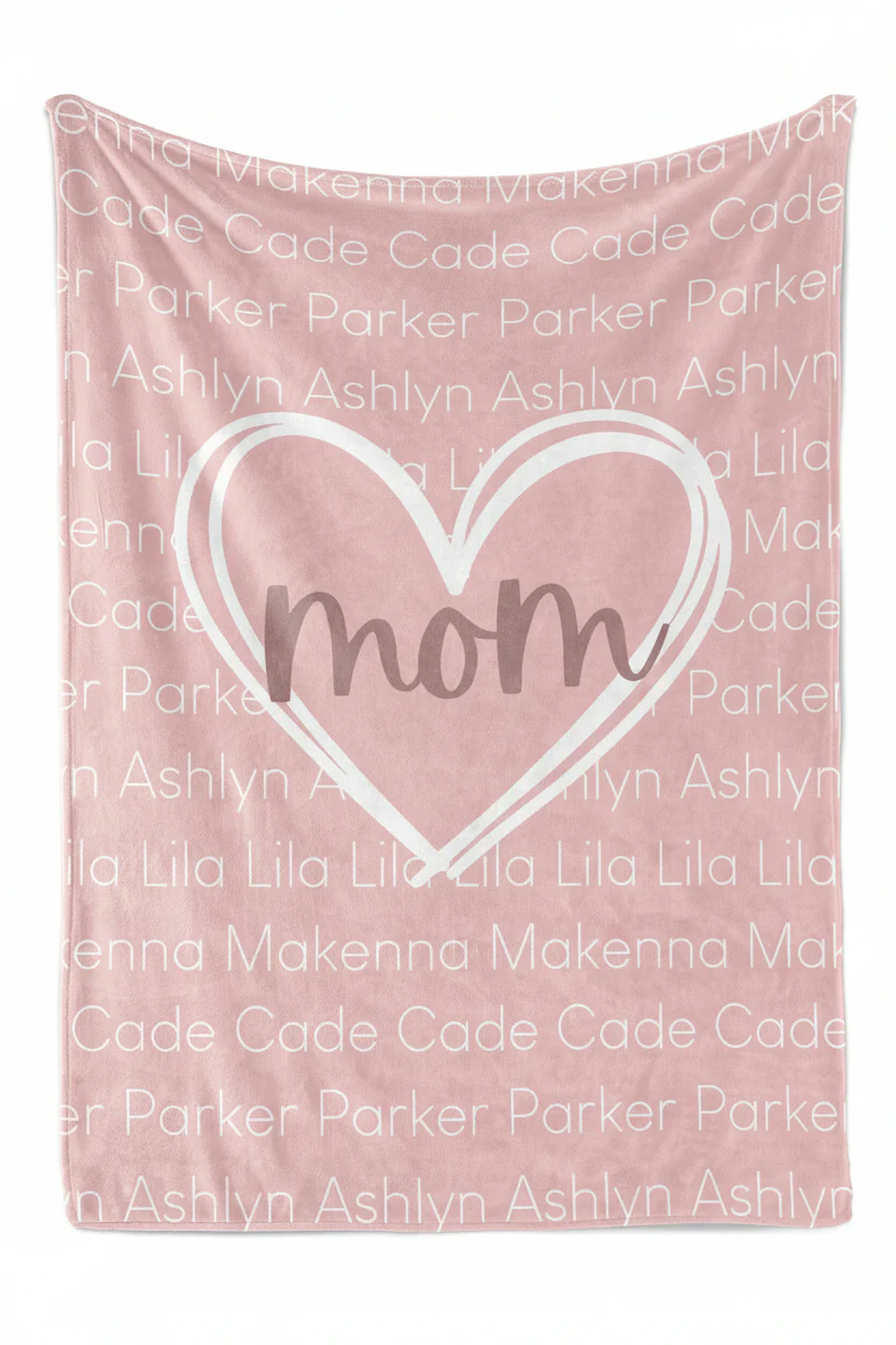 Personalized Blanket | Mom's Heart - Image 6