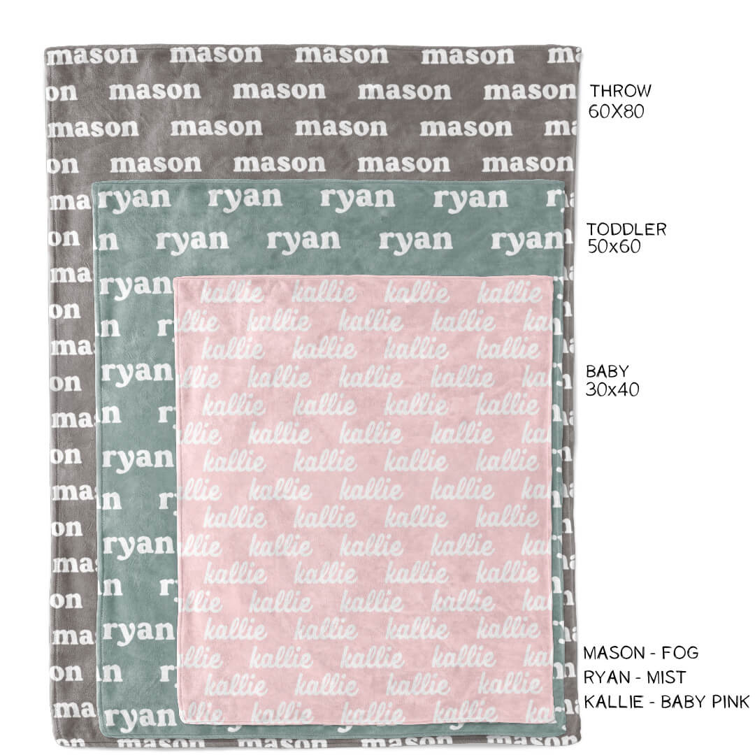 Personalized Color Blanket | Baby Pink - Image 3