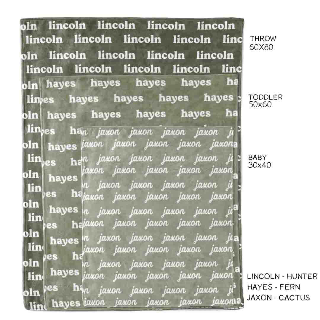 Personalized Color Blanket | Fern - Image 5