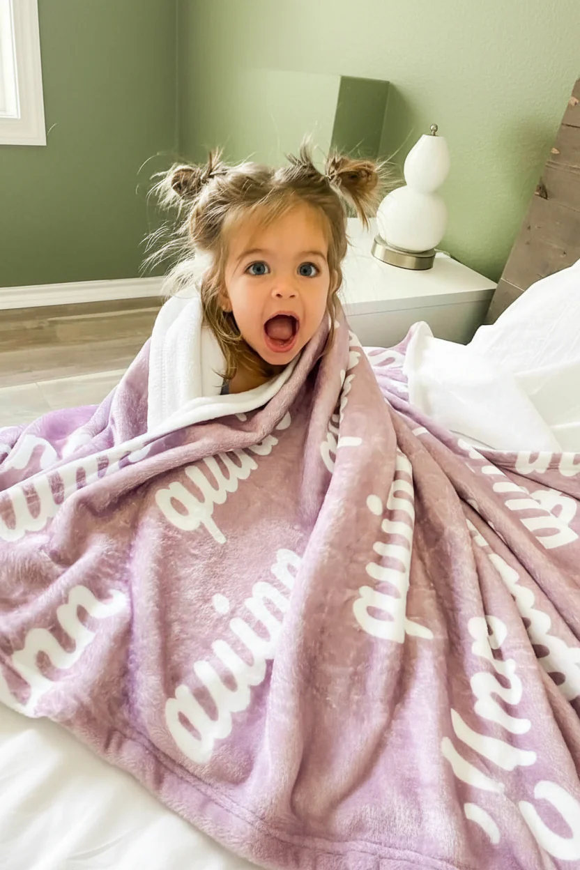 Personalized Color Blanket | Lilac