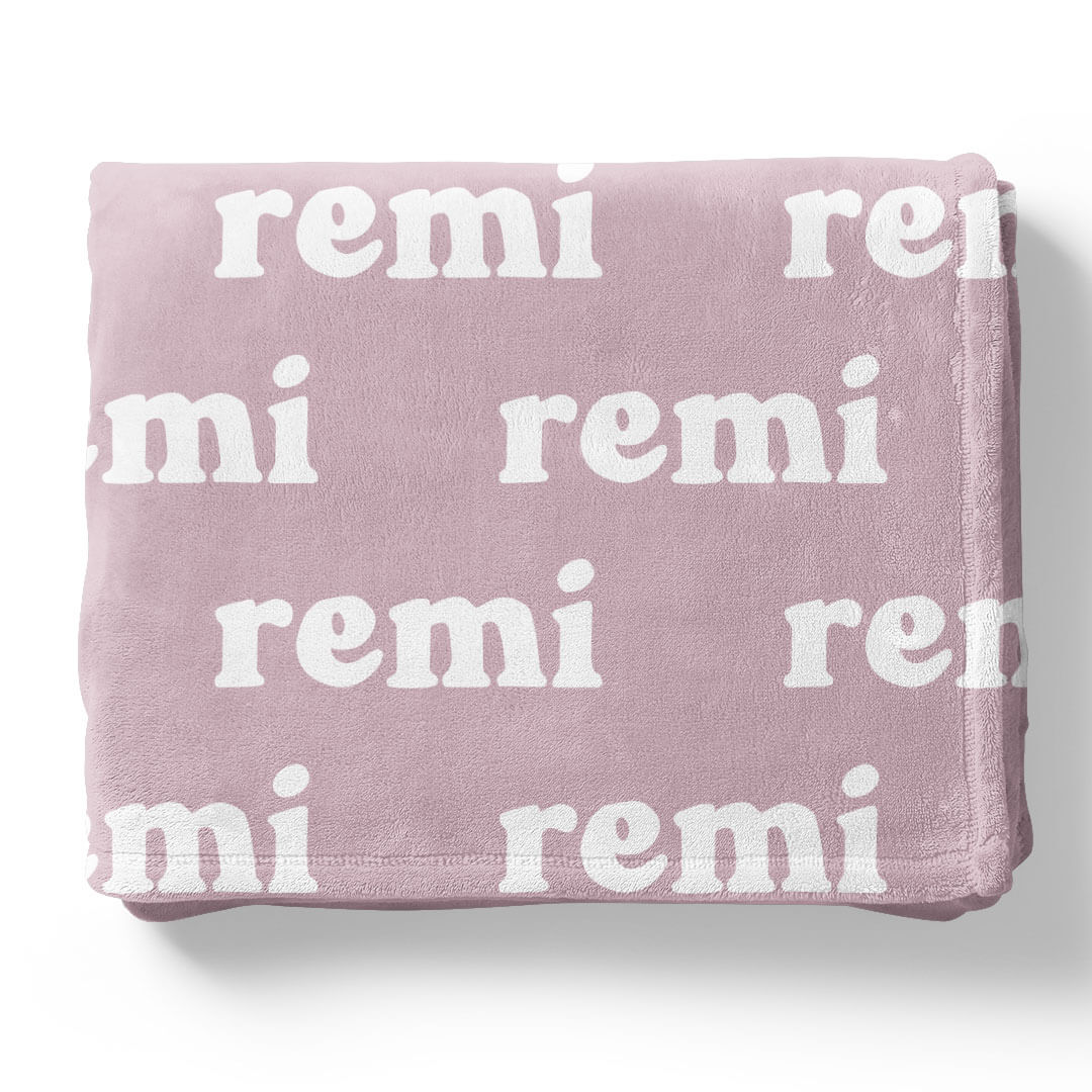 Personalized Color Blanket | Lilac - Image 6