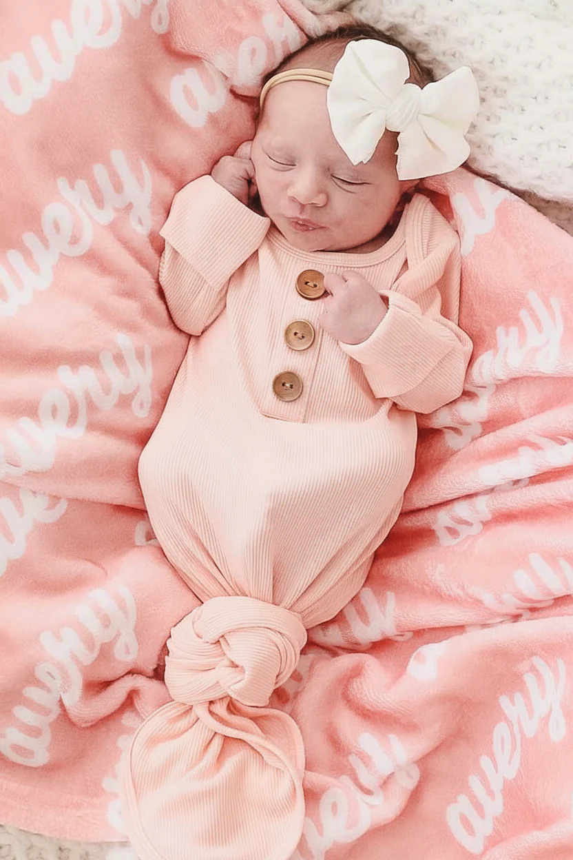 Personalized Color Blanket | Salmon