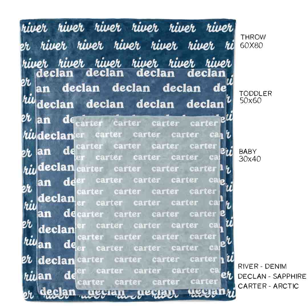 Personalized Color Blanket | Sky - Image 4