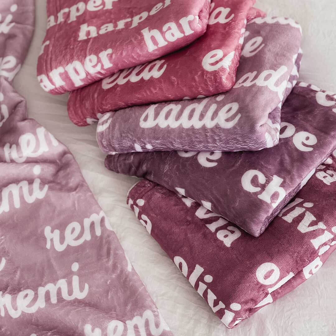 Personalized Color Blanket | Violet - Image 2