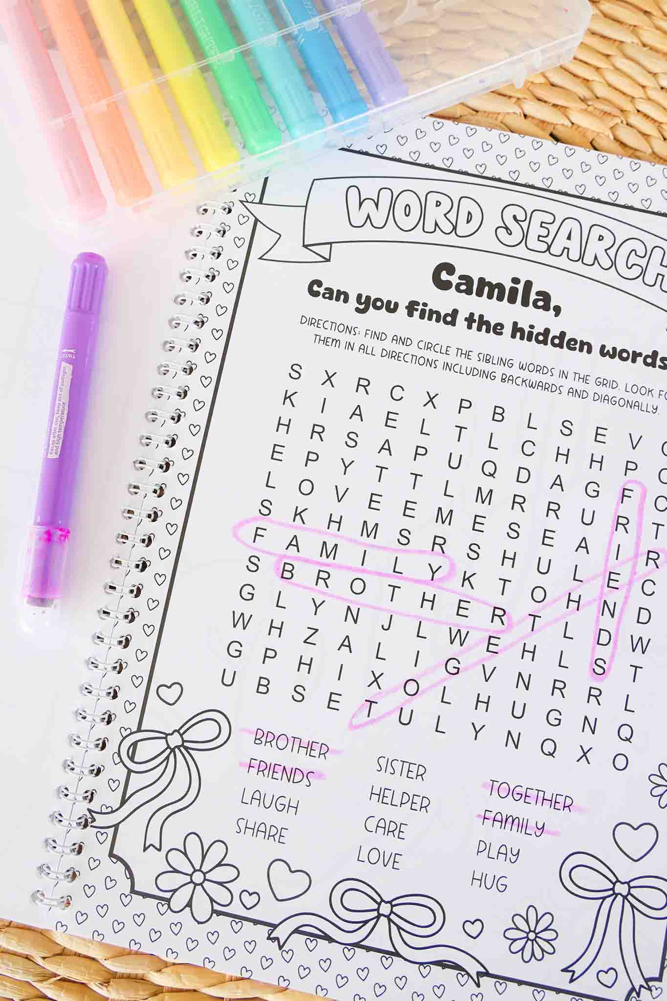 Personalized Coloring Book | Big Sibling - Image 7