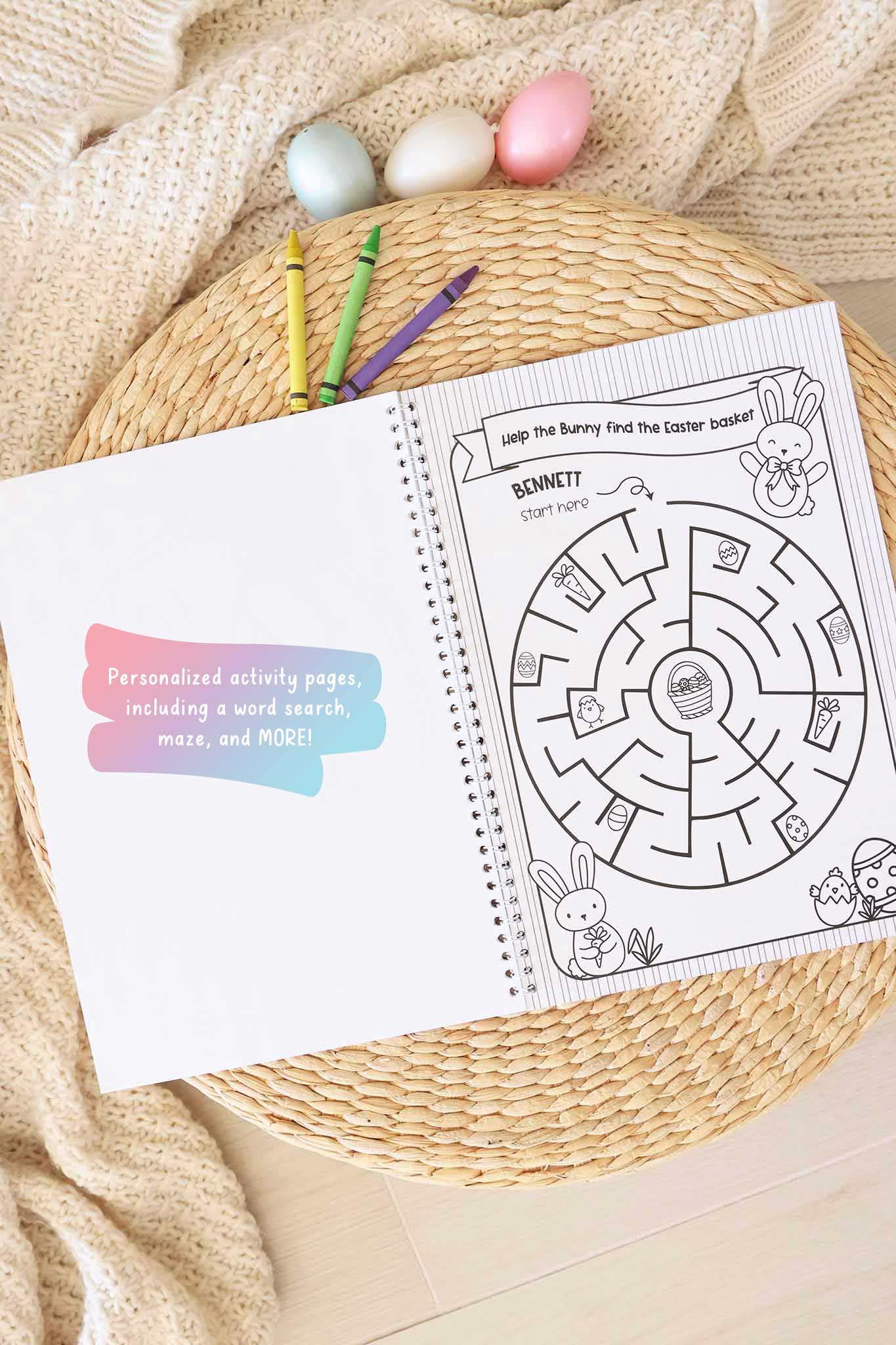 Personalized Coloring Book | Hoppy Easter - Image 11