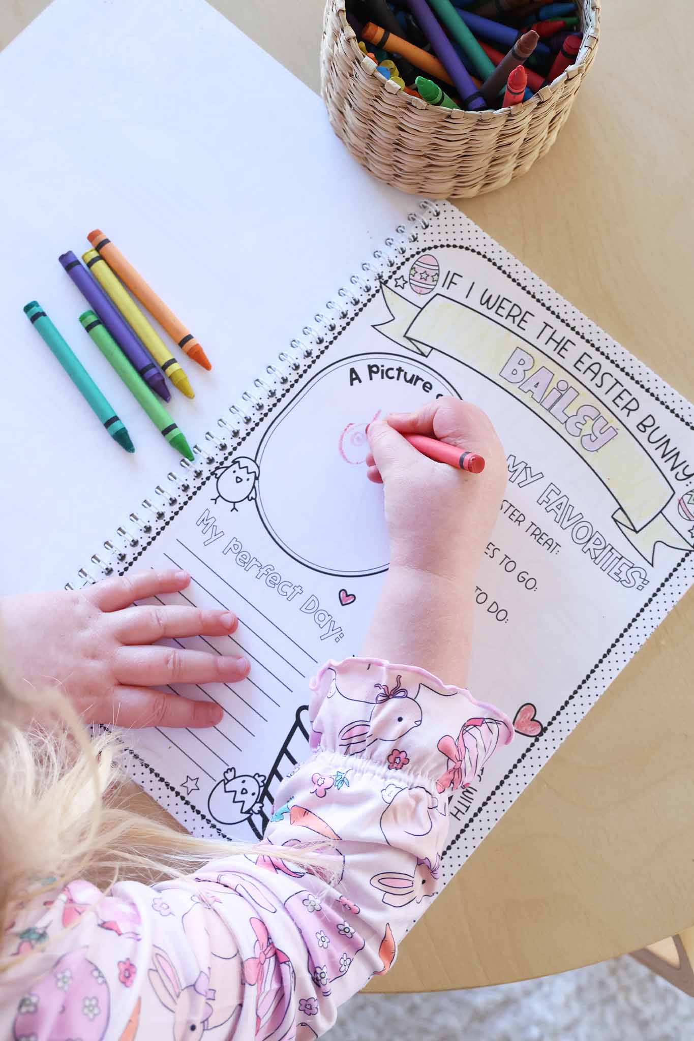 Personalized Coloring Book | Hoppy Easter - Image 7