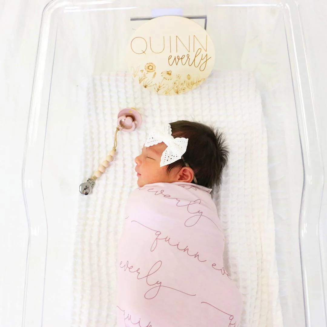 Personalized Garden Wood Announcement - Image 2