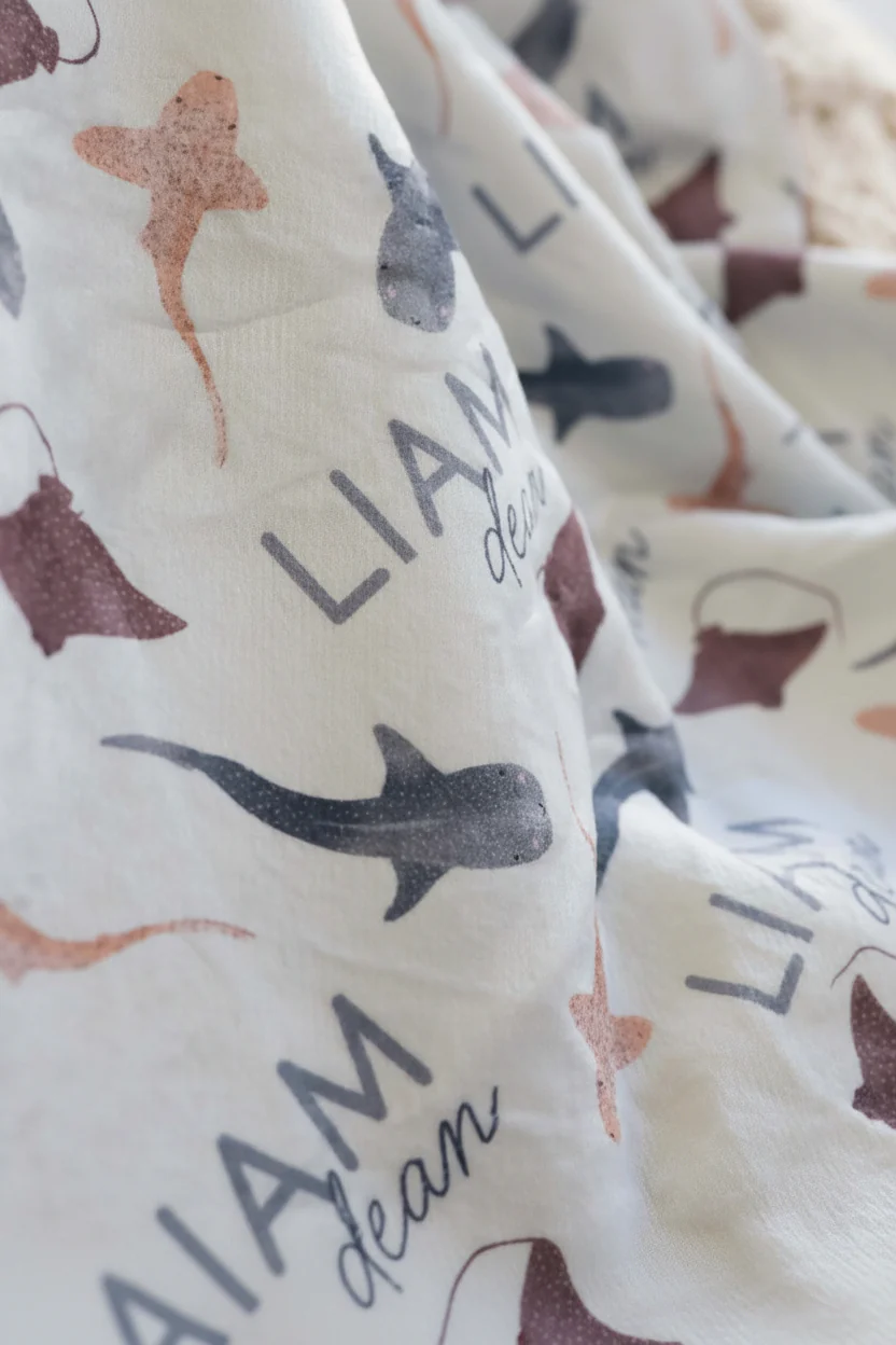 Personalized Hooded Towel | Fin Friends - Image 4