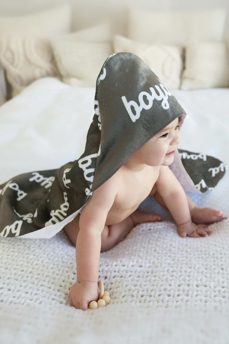 Personalized Hooded Towel | Solids - Image 14