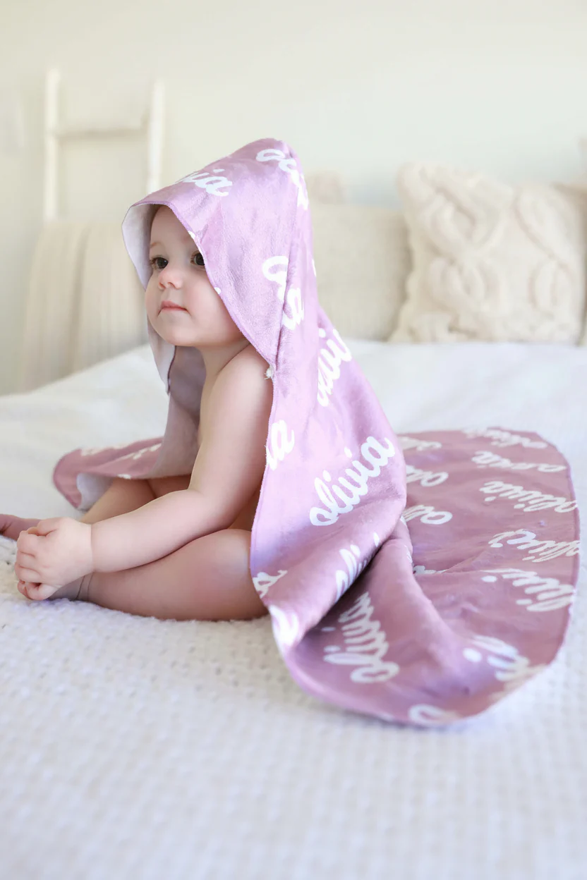 Personalized Hooded Towel | Solids - Image 22