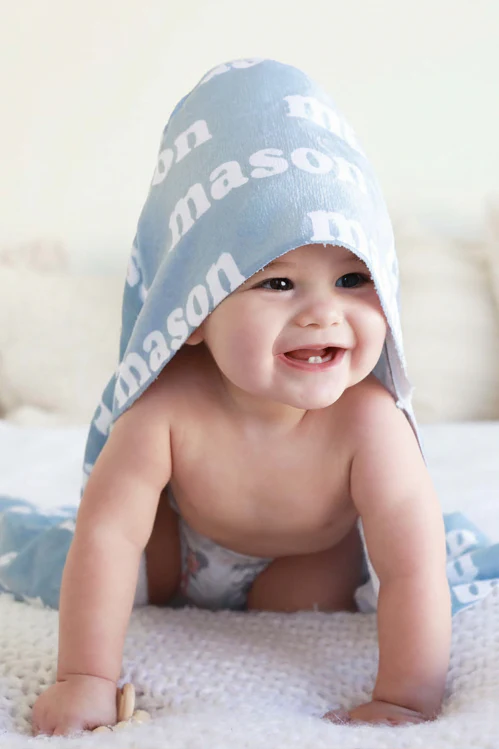 Personalized Hooded Towel | Solids - Image 3