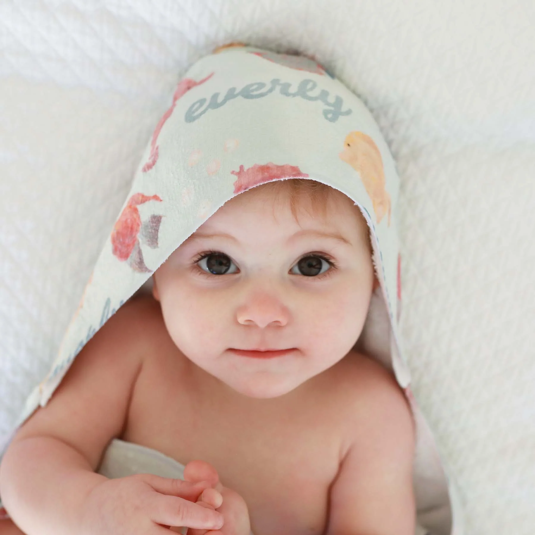 Personalized Hooded Towel | Tropical Fish - Image 4