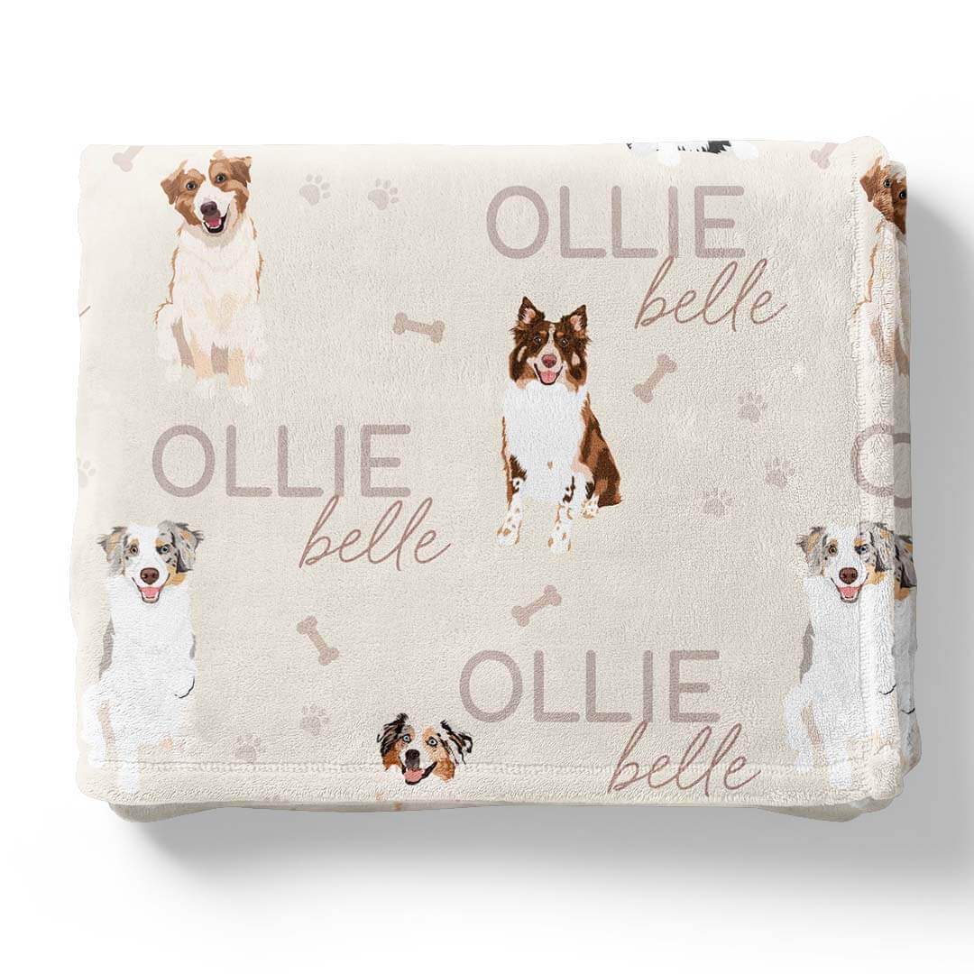 Personalized Kids Blanket | Australian Shepherd - Image 7