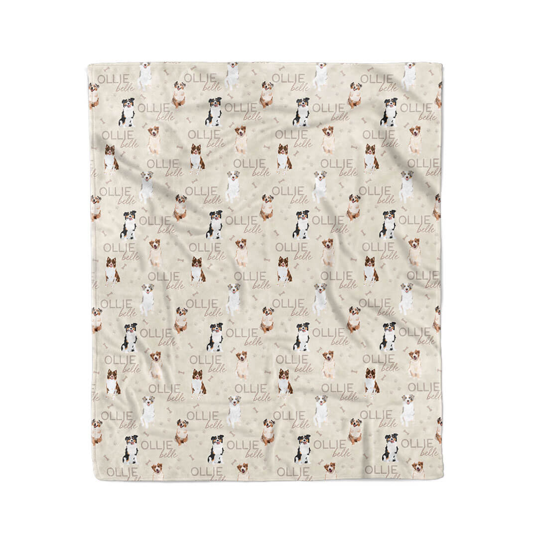 Personalized Kids Blanket | Australian Shepherd - Image 8