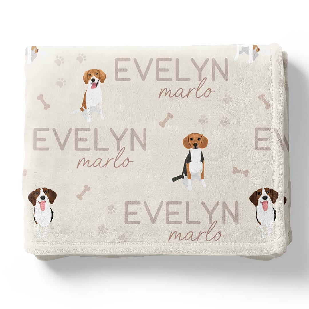 Personalized Kids Blanket | Beagle - Image 7