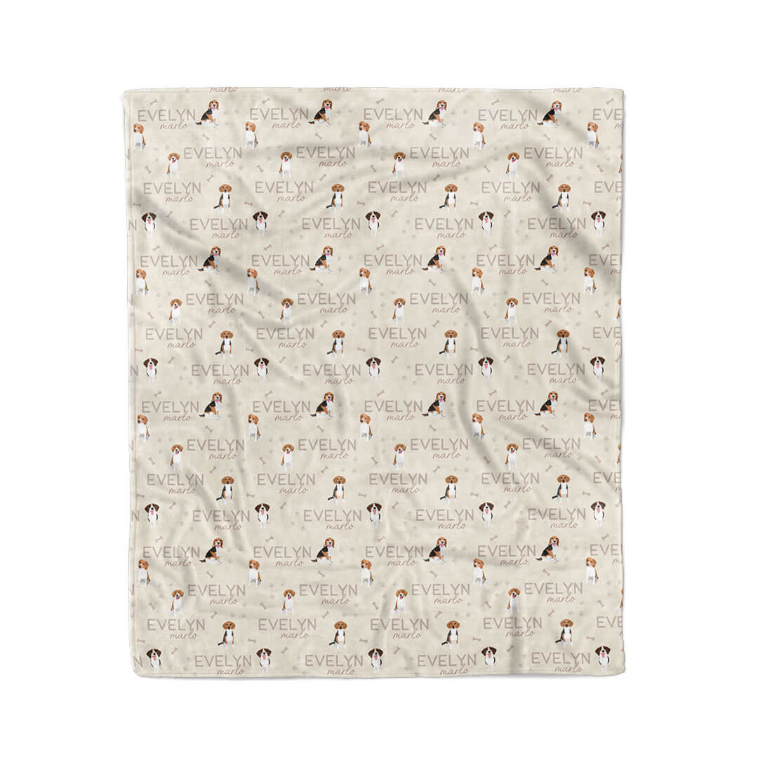 Personalized Kids Blanket | Beagle - Image 8