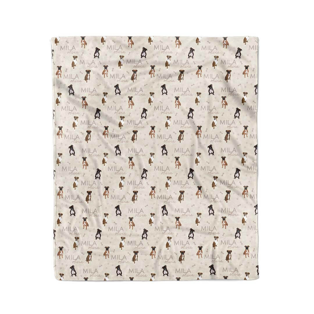 Personalized Kids Blanket | Boxer - Image 4