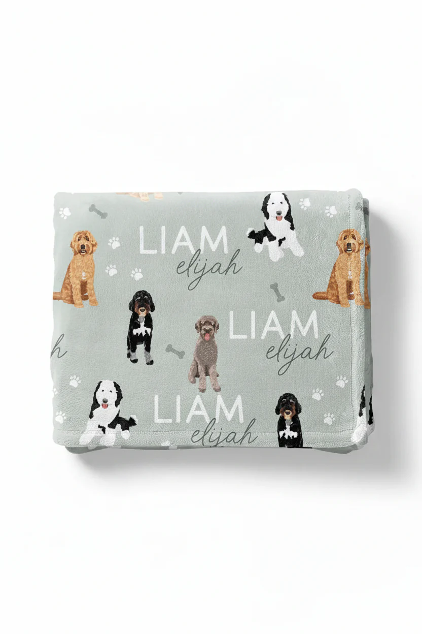 Personalized Kids Blanket | Doodles - Image 5