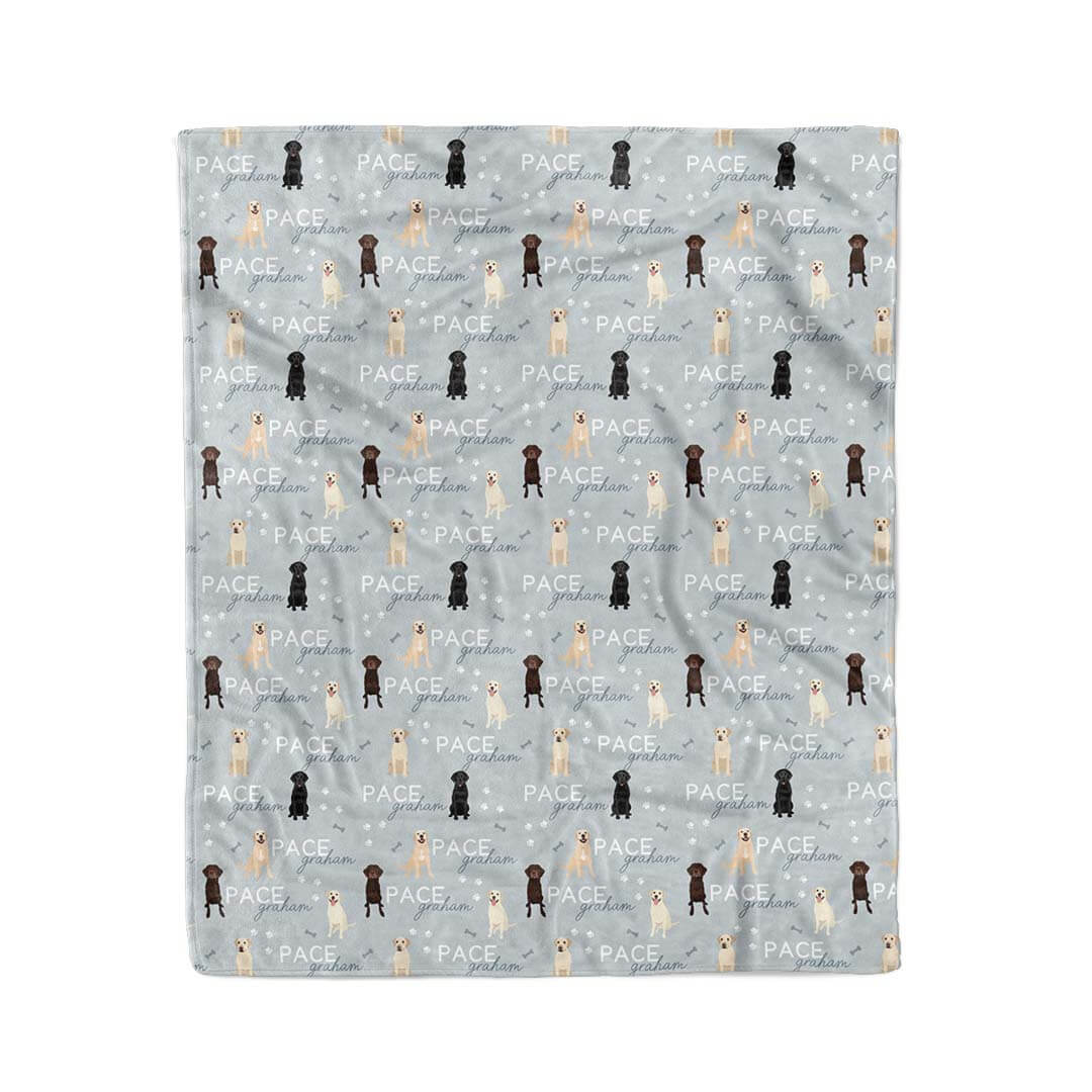 Personalized Kids Blanket | Lab - Image 2