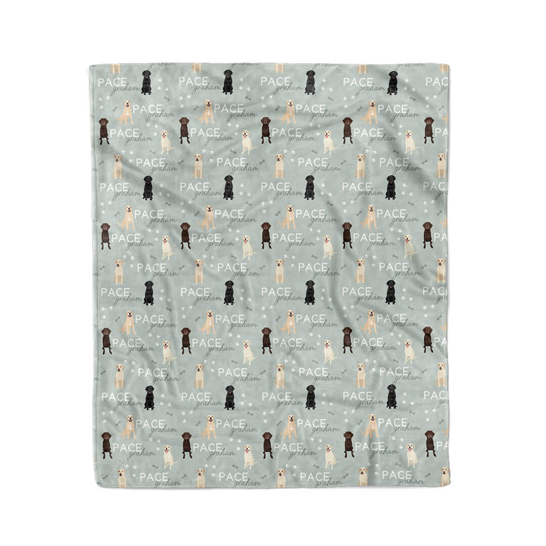 Personalized Kids Blanket | Lab - Image 4