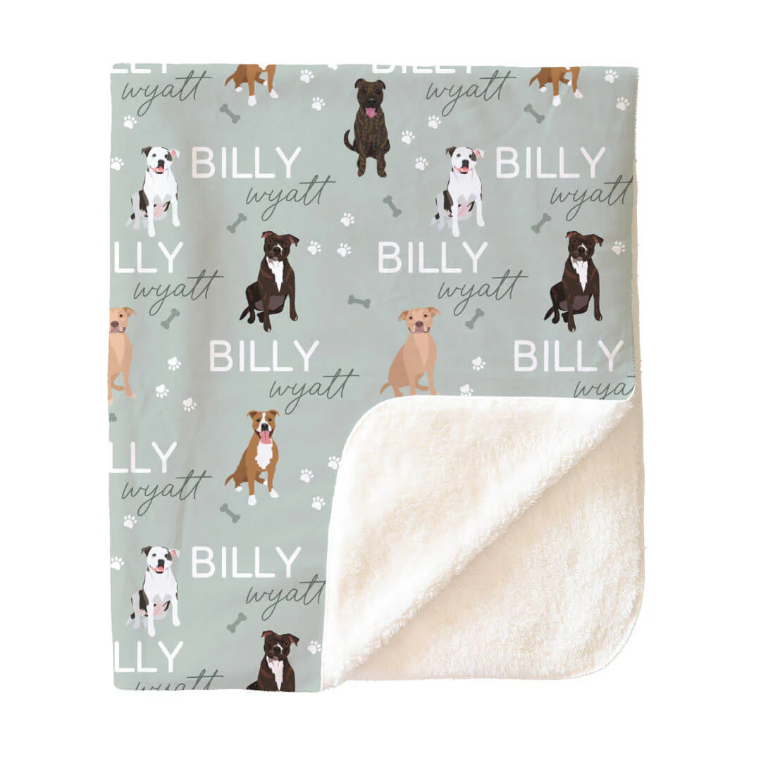 Personalized Kids Blankets | Dog Breeds - Image 122