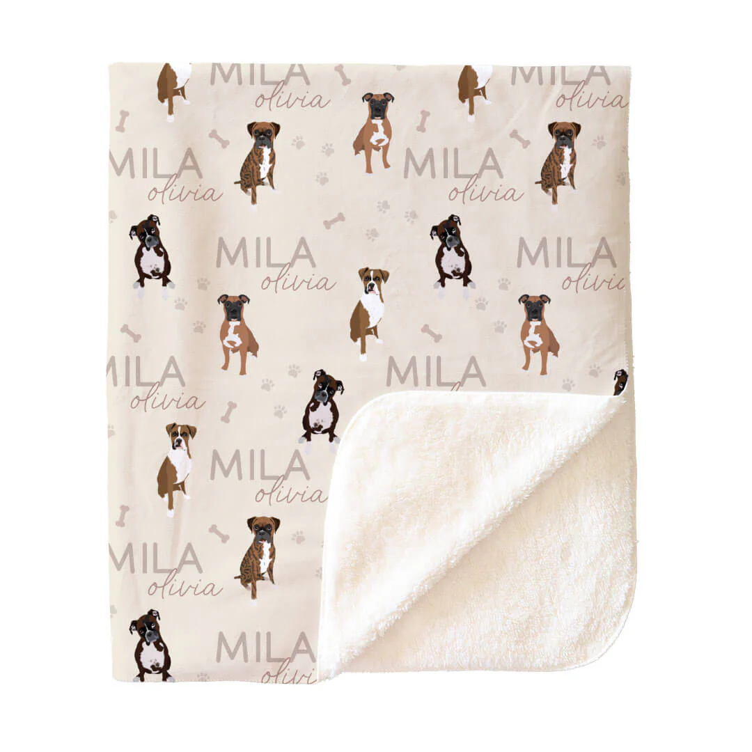 Personalized Kids Blankets | Dog Breeds - Image 132
