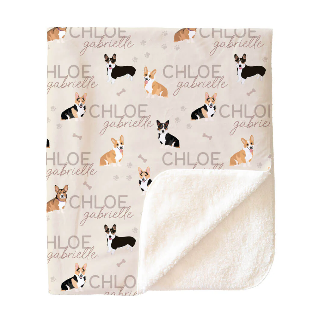 Personalized Kids Blankets | Dog Breeds - Image 135