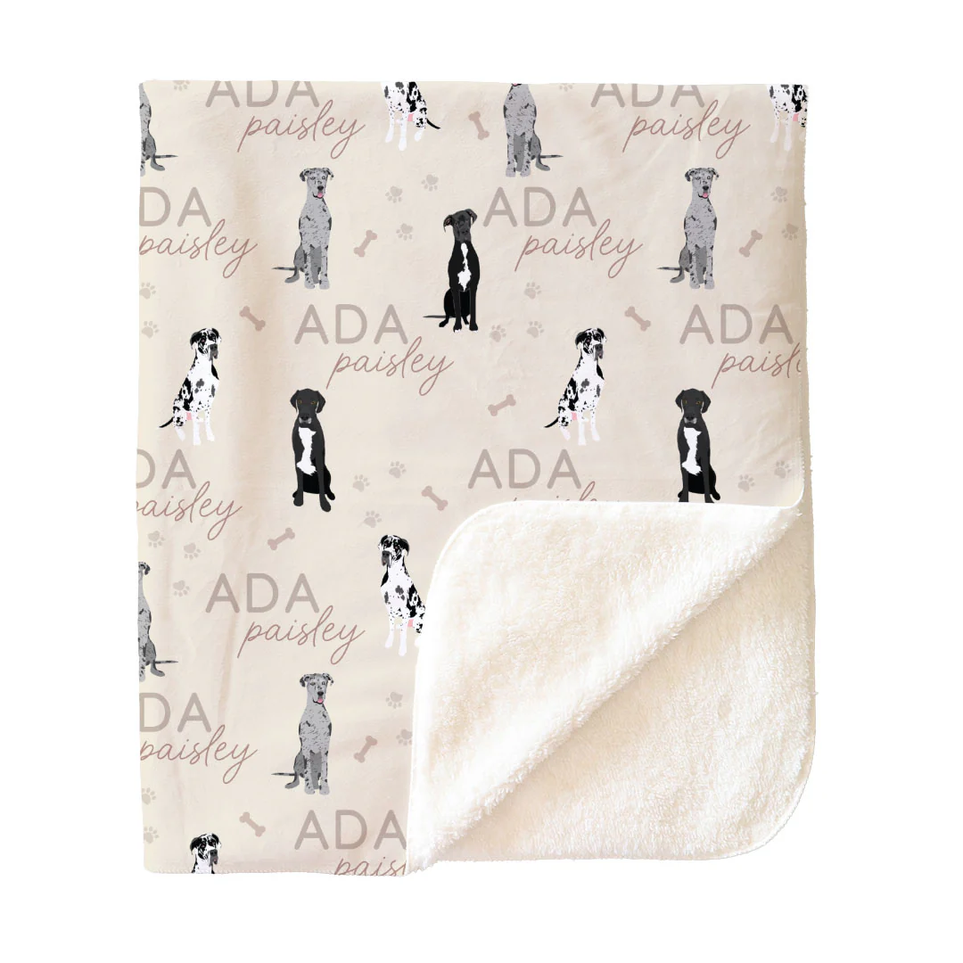 Personalized Kids Blankets | Dog Breeds - Image 145