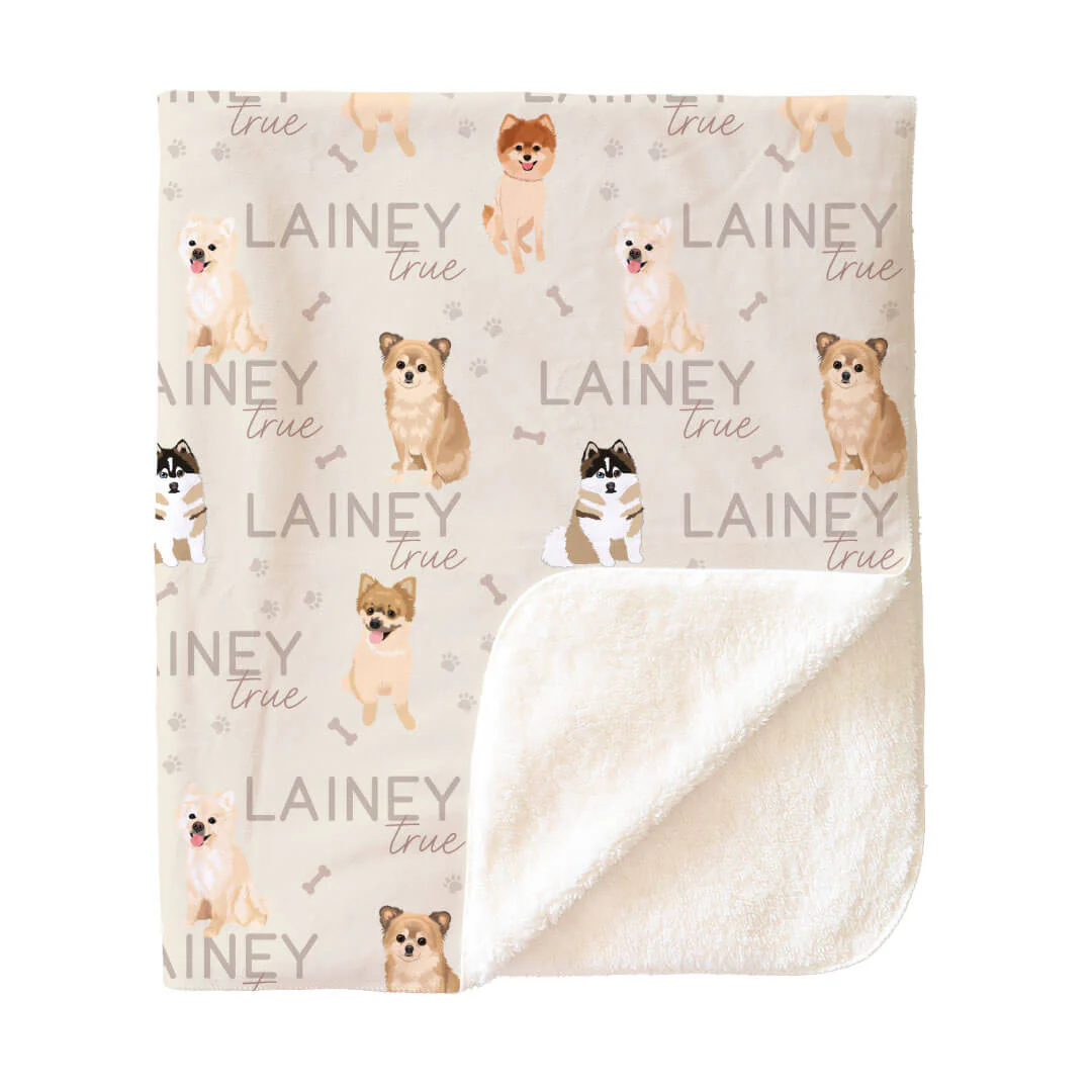 Personalized Kids Blankets | Dog Breeds - Image 147
